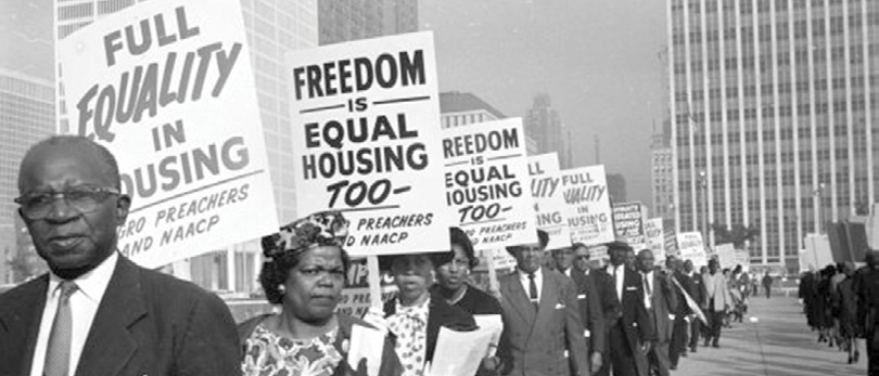 fair and equal housing protest