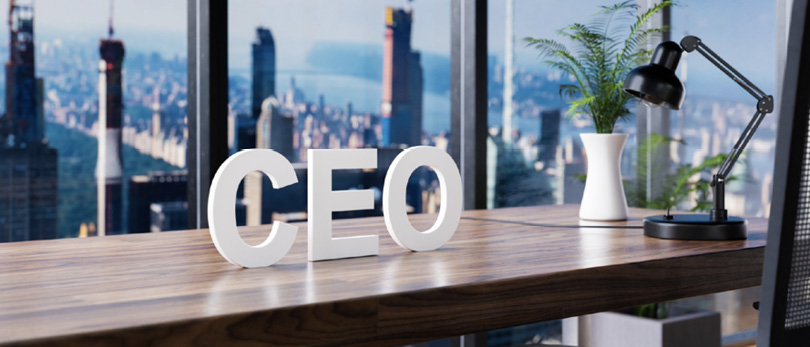 CEO on table